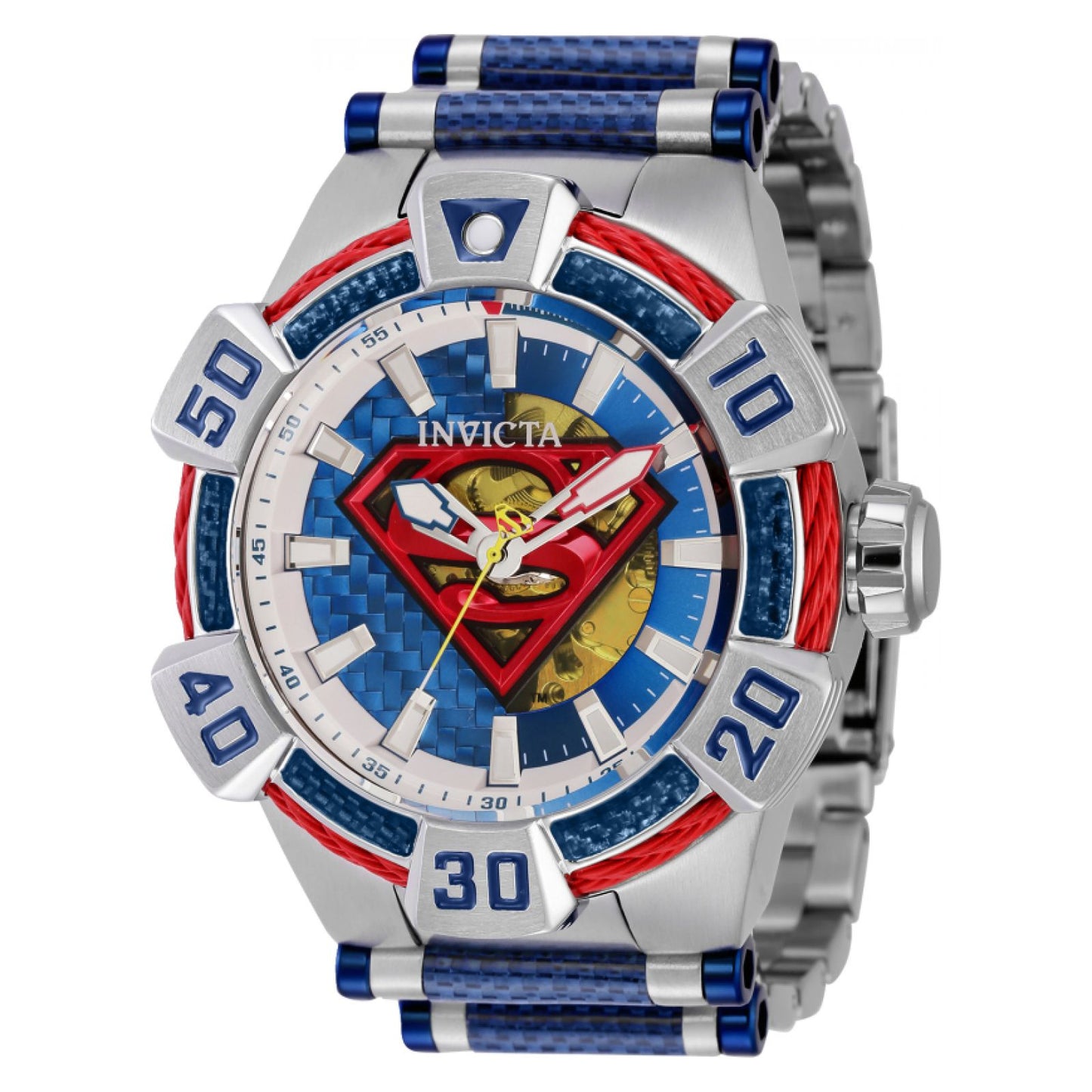 RELOJ  PARA HOMBRE INVICTA DC COMICS 41000 - ACERO AZUL