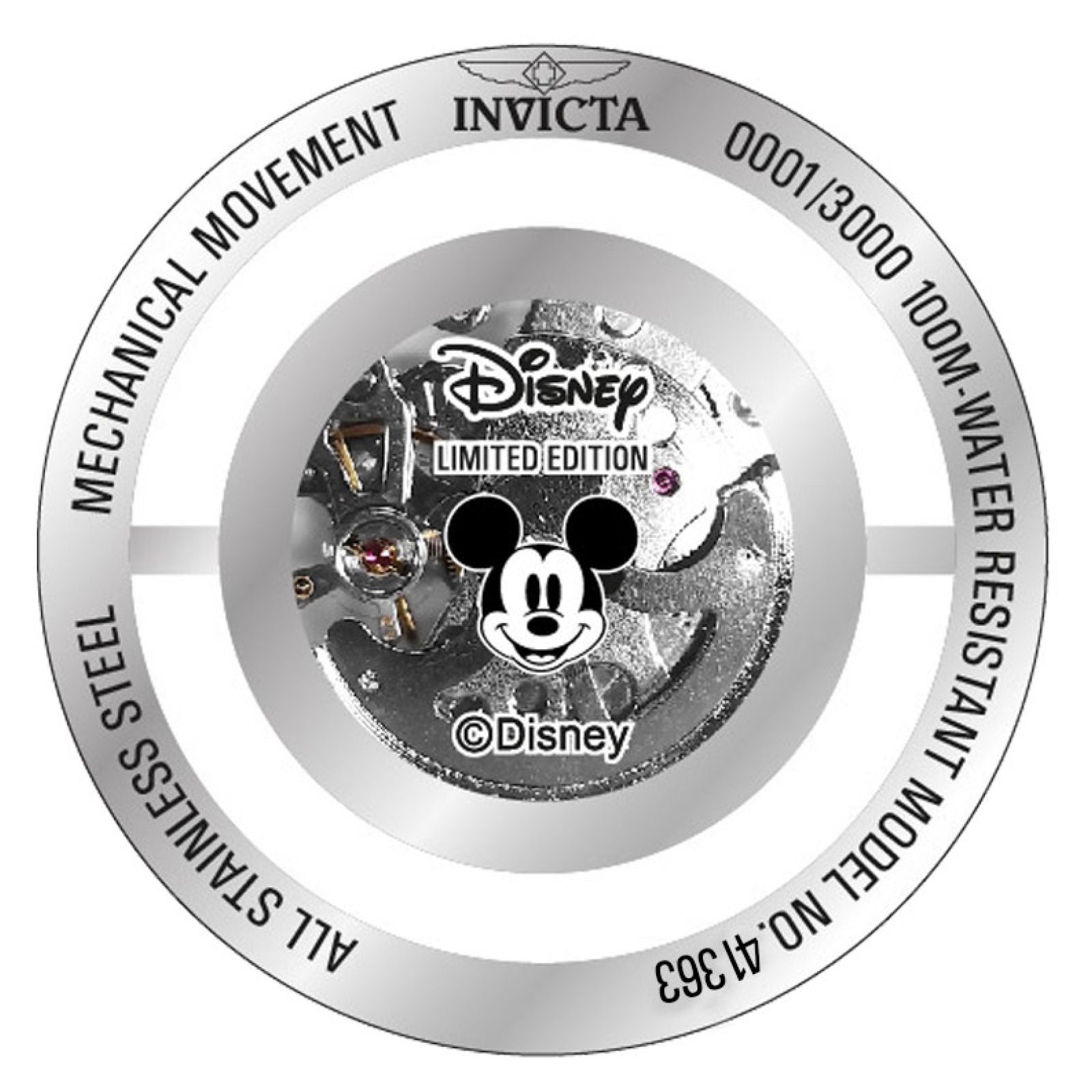 RELOJ MICKEY MOUSE PARA HOMBRE INVICTA DISNEY LIMITED EDITION 41363 - ORO ROSA