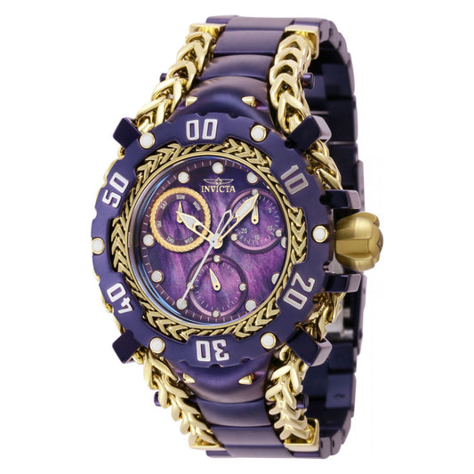 RELOJ  PARA MUJER INVICTA GLADIATOR 41427 - PÚRPURA, ORO