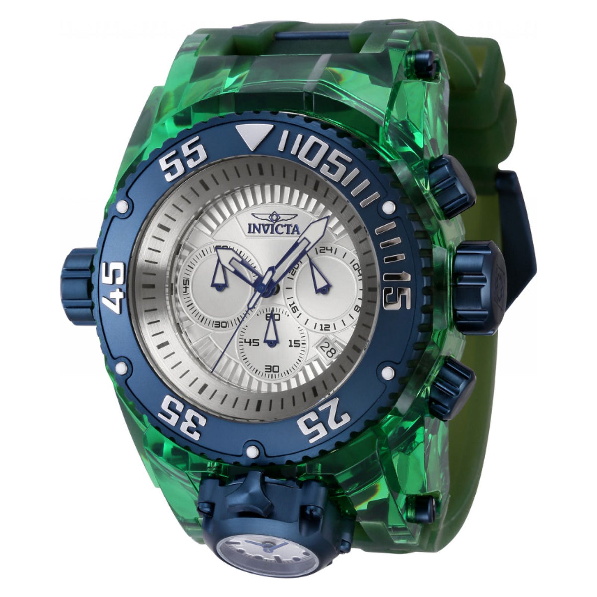 RELOJ DEPORTIVO PARA HOMBRE INVICTA BOLT 43115 - AZUL OSCURO, VERDE