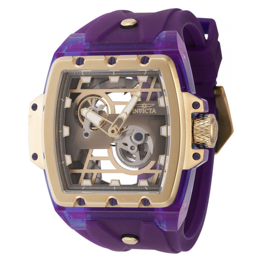 RELOJ DEPORTIVO PARA HOMBRE INVICTA ANATOMIC 44270 - PÚRPURA, ORO