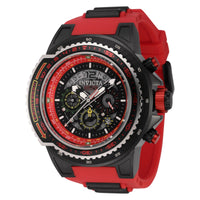 RELOJ DEPORTIVO PARA HOMBRE INVICTA AVIATOR 44344 - NEGRO ROJO