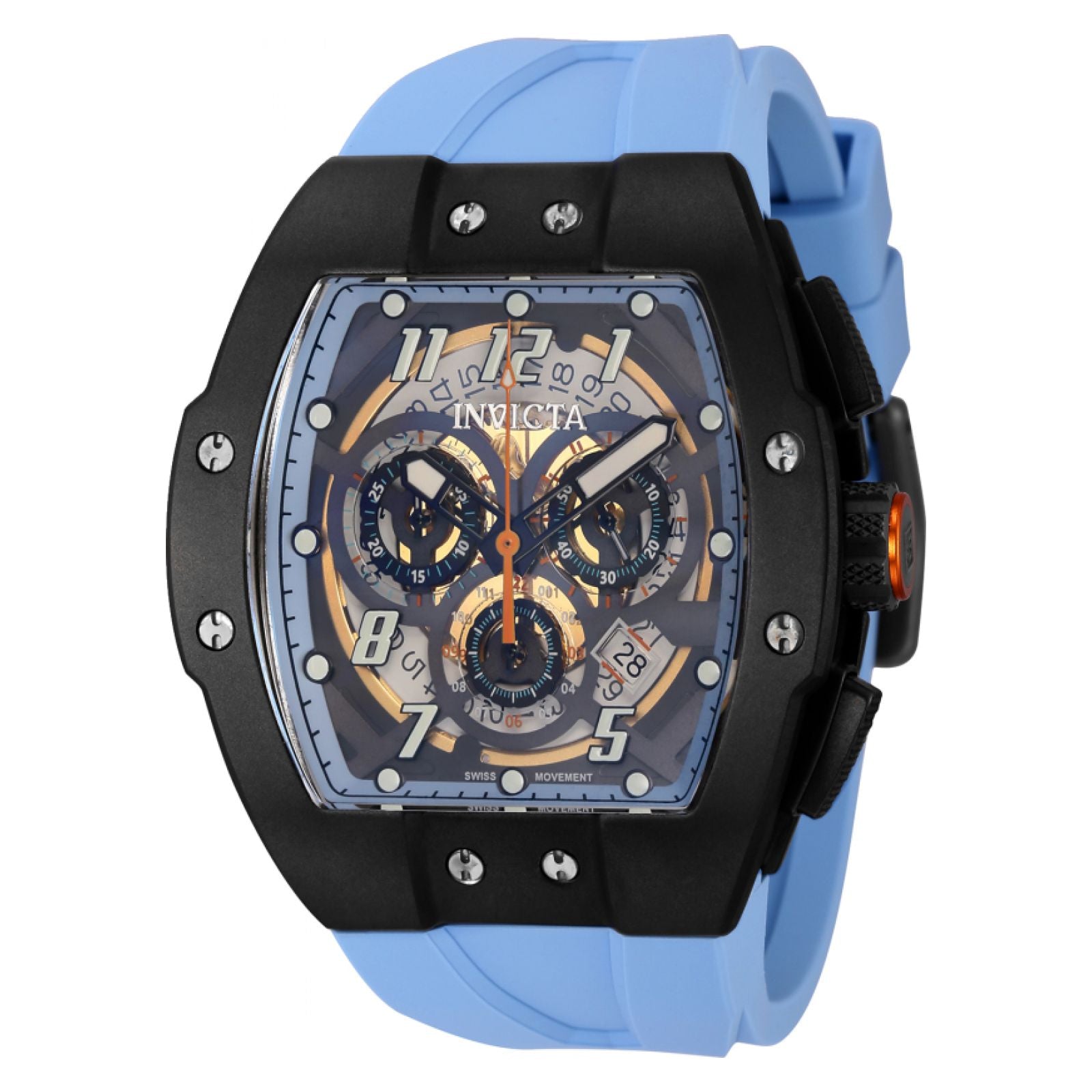 RELOJ DEPORTIVO PARA HOMBRE INVICTA JM CORREA 44414 - AZUL CLARO