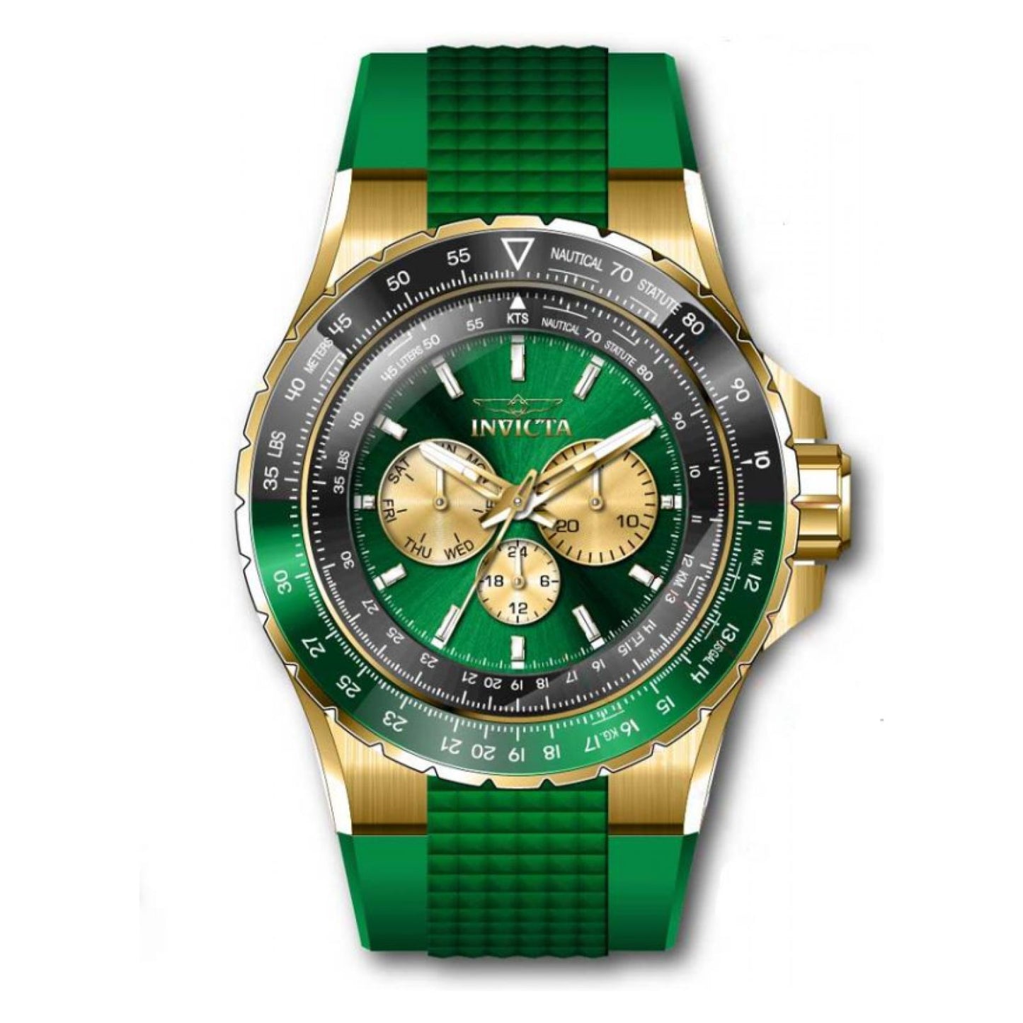 RELOJ DEPORTIVO PARA HOMBRE INVICTA AVIATOR 44612 - VERDE