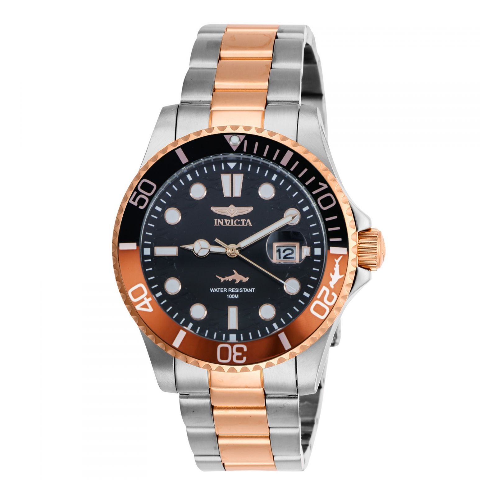 Reloj invicta oro rosa fashion hombre