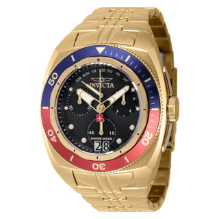 Reloj Unisex Invicta Swiss Made 44778 – Edición Suiza de 46 mm Multitono Plata/Rojo/Azul/Oro, Cristal de Zafiro y Maquinaria Ronda 8040.N (200m)