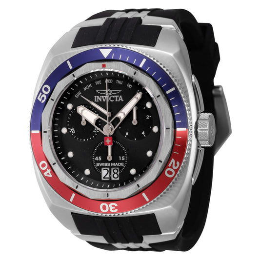 RELOJ DEPORTIVO PARA HOMBRE INVICTA SWISS MADE 44822 - NEGRO, ACERO