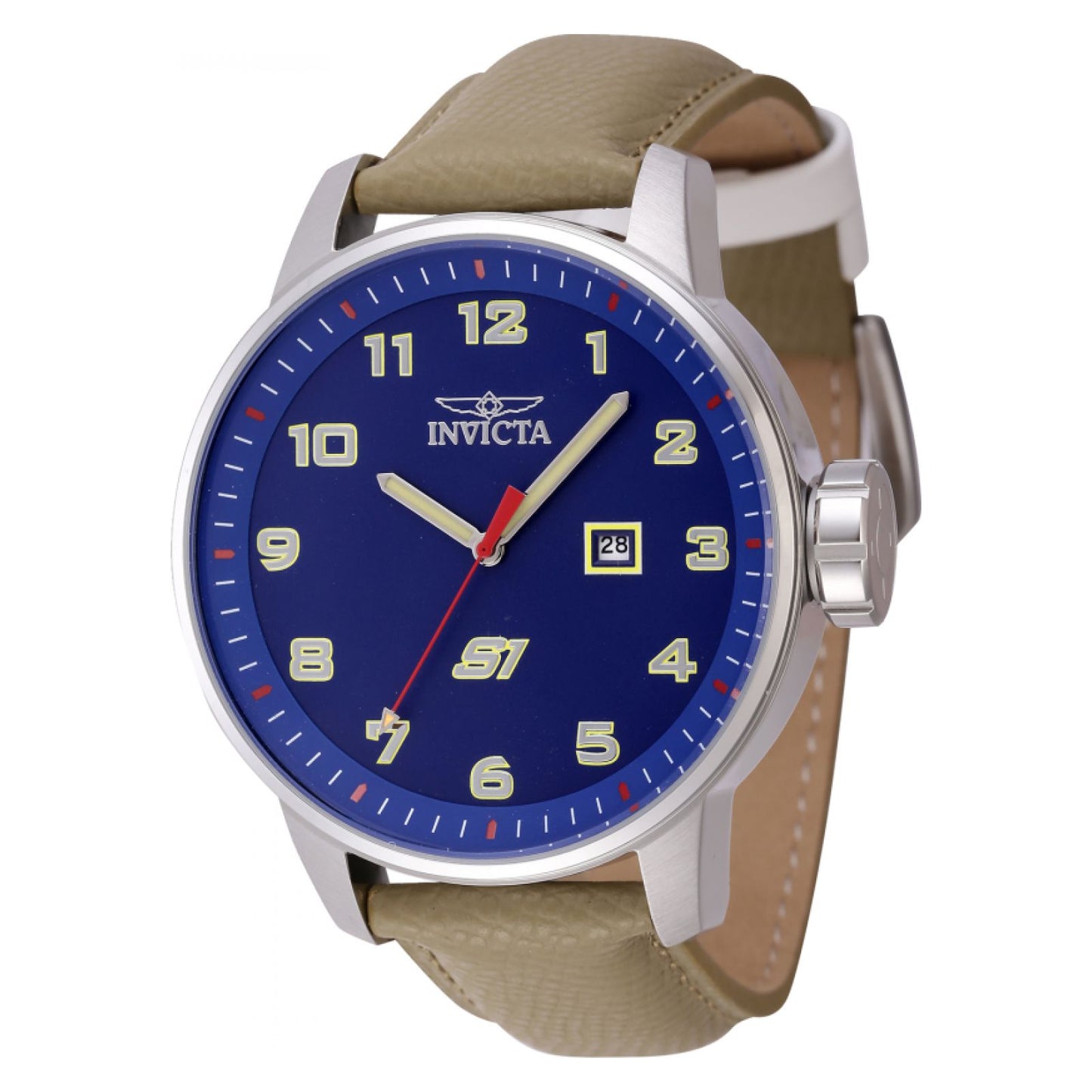 RELOJ CLÁSICO PARA HOMBRE INVICTA S1 RALLY 44958 - CAQUI, BLANCO