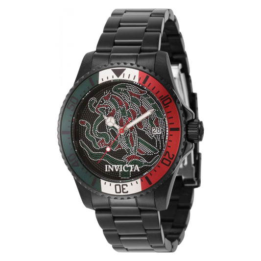 RELOJ INSPIRADO EN MÉXICO PARA HOMBRE PRO DIVER 45587 - NEGRO