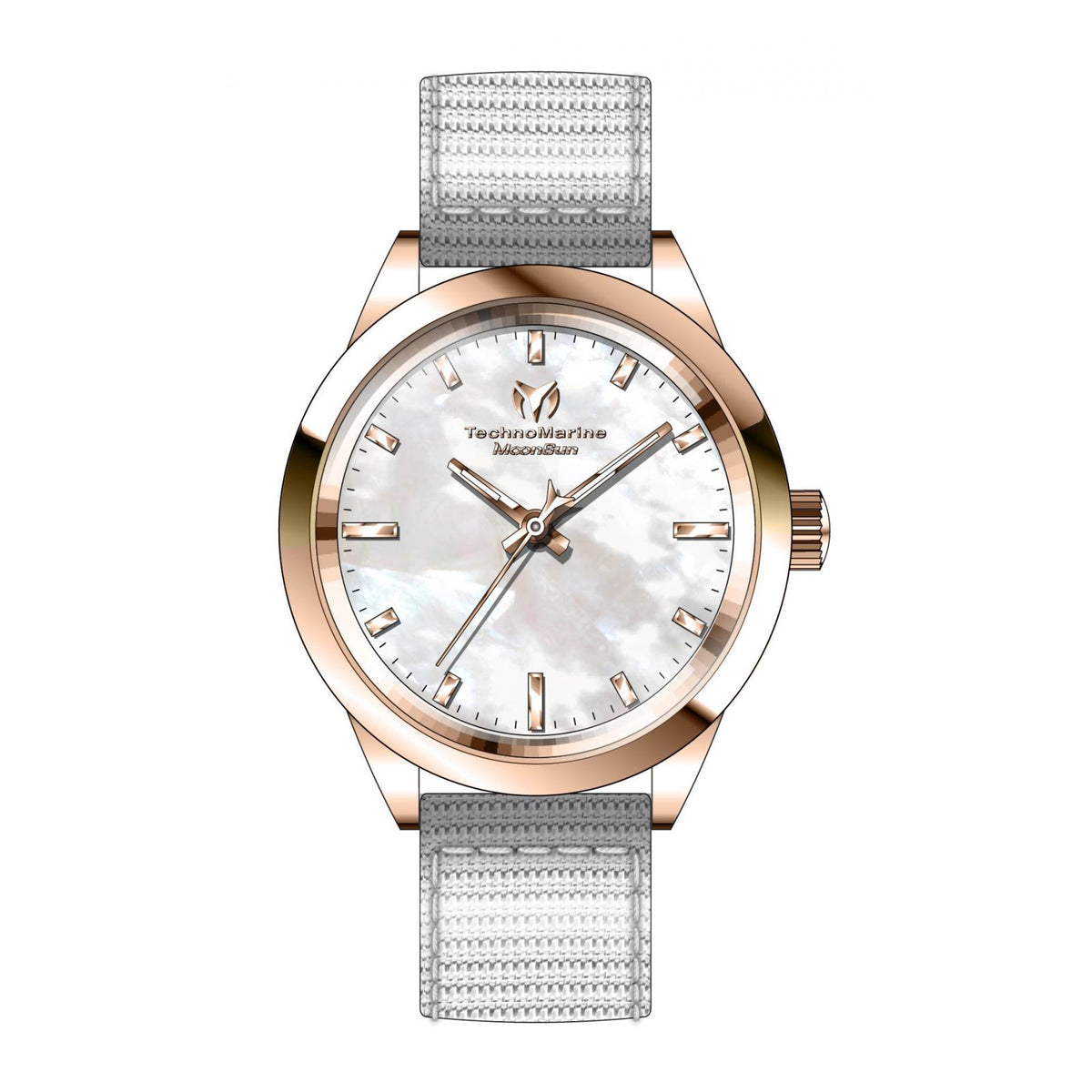 RELOJ  PARA MUJER TECHNOMARINE MOONSUN TM-820002 - BLANCO
