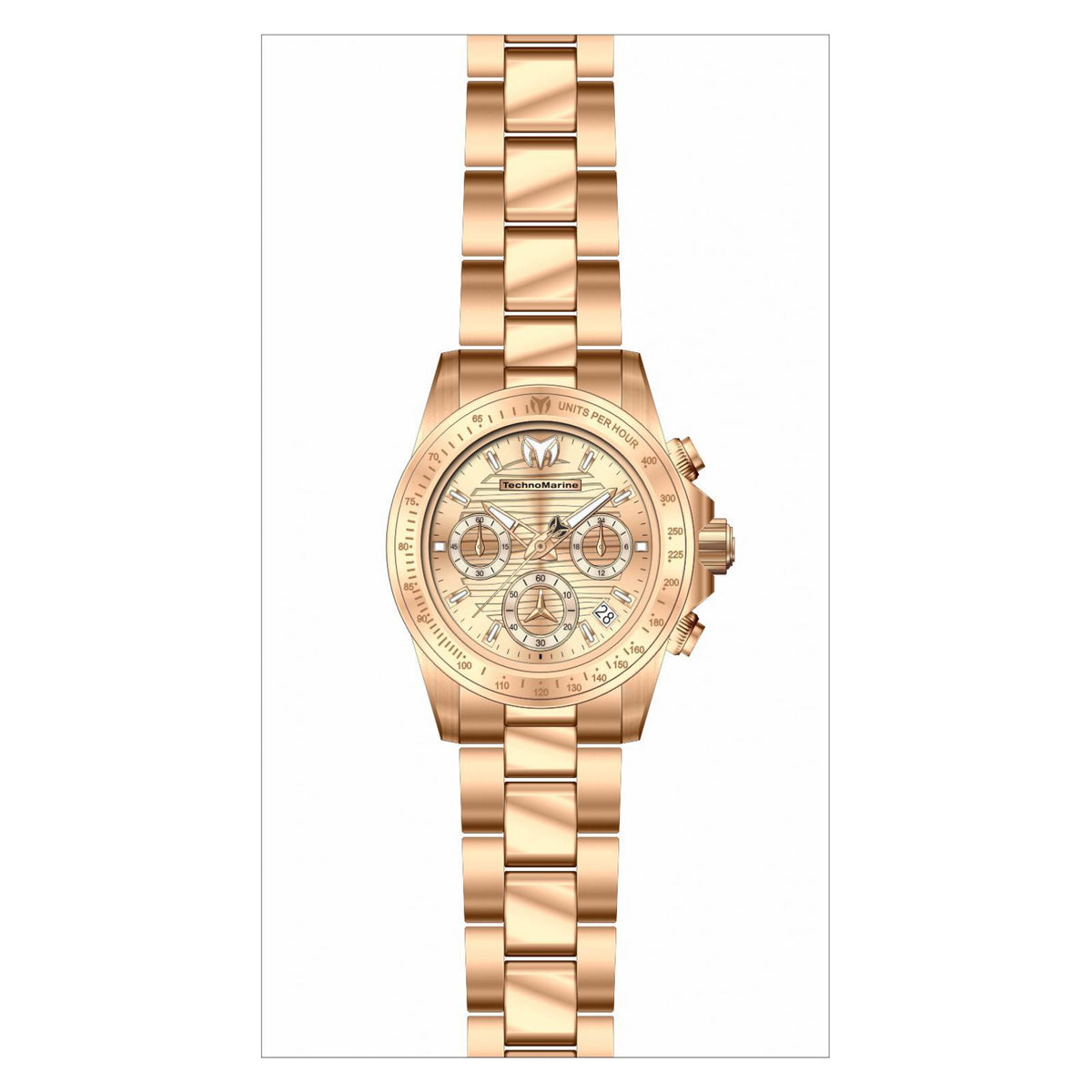 RELOJ  PARA MUJER TECHNOMARINE MANTA TM-219017 - ORO ROSA