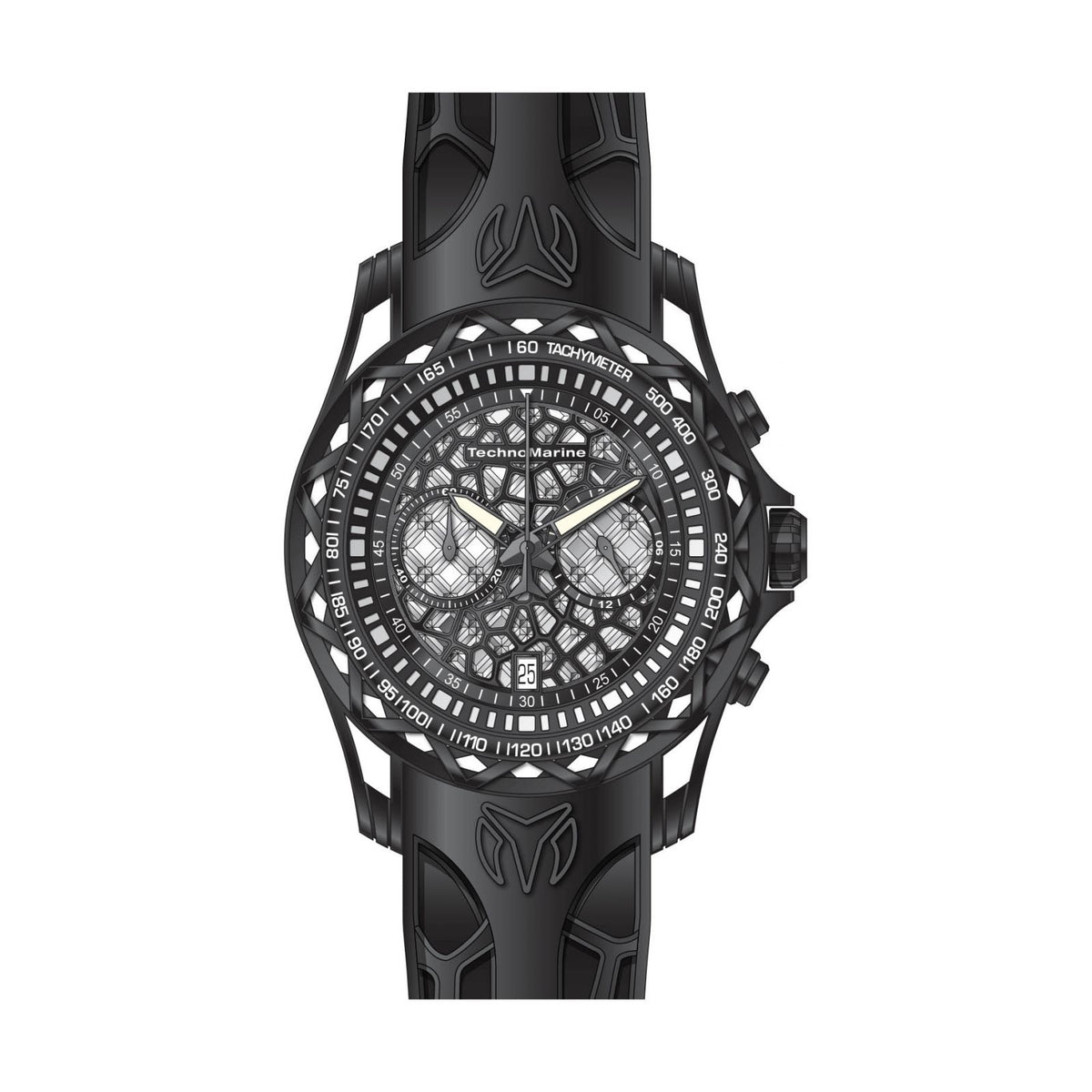 RELOJ DEPORTIVO PARA HOMBRE TECHNOMARINE TECHNOCELL TM-318004 - NEGRO