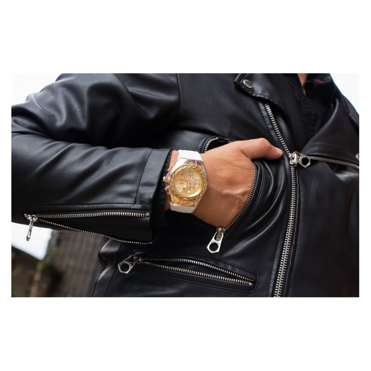 RELOJ DEPORTIVO PARA HOMBRE TECHNOMARINE CRUISE TM-117045 - BLANCO NEGRO
