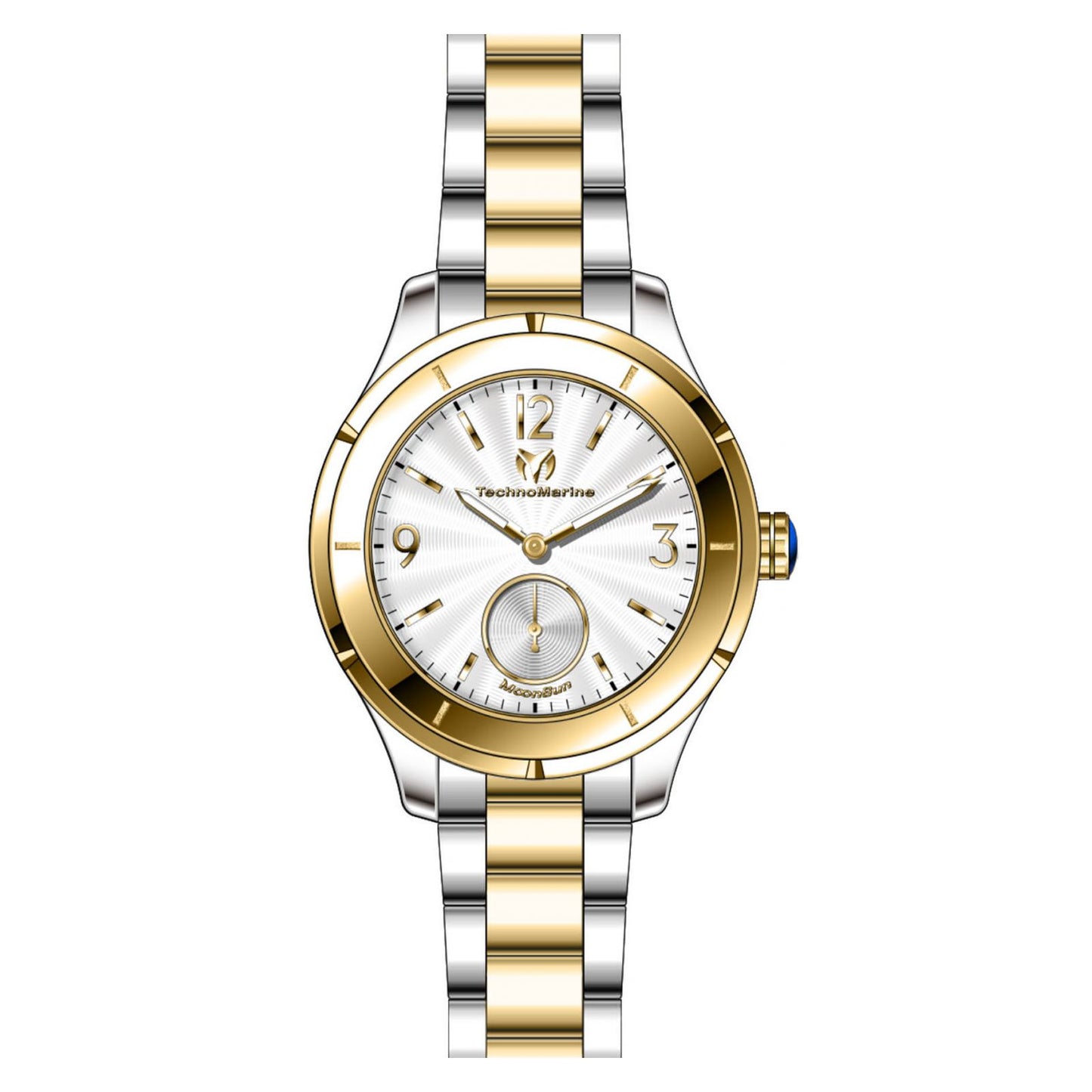 RELOJ  PARA MUJER TECHNOMARINE MOONSUN TM-117028 - PLATEADO