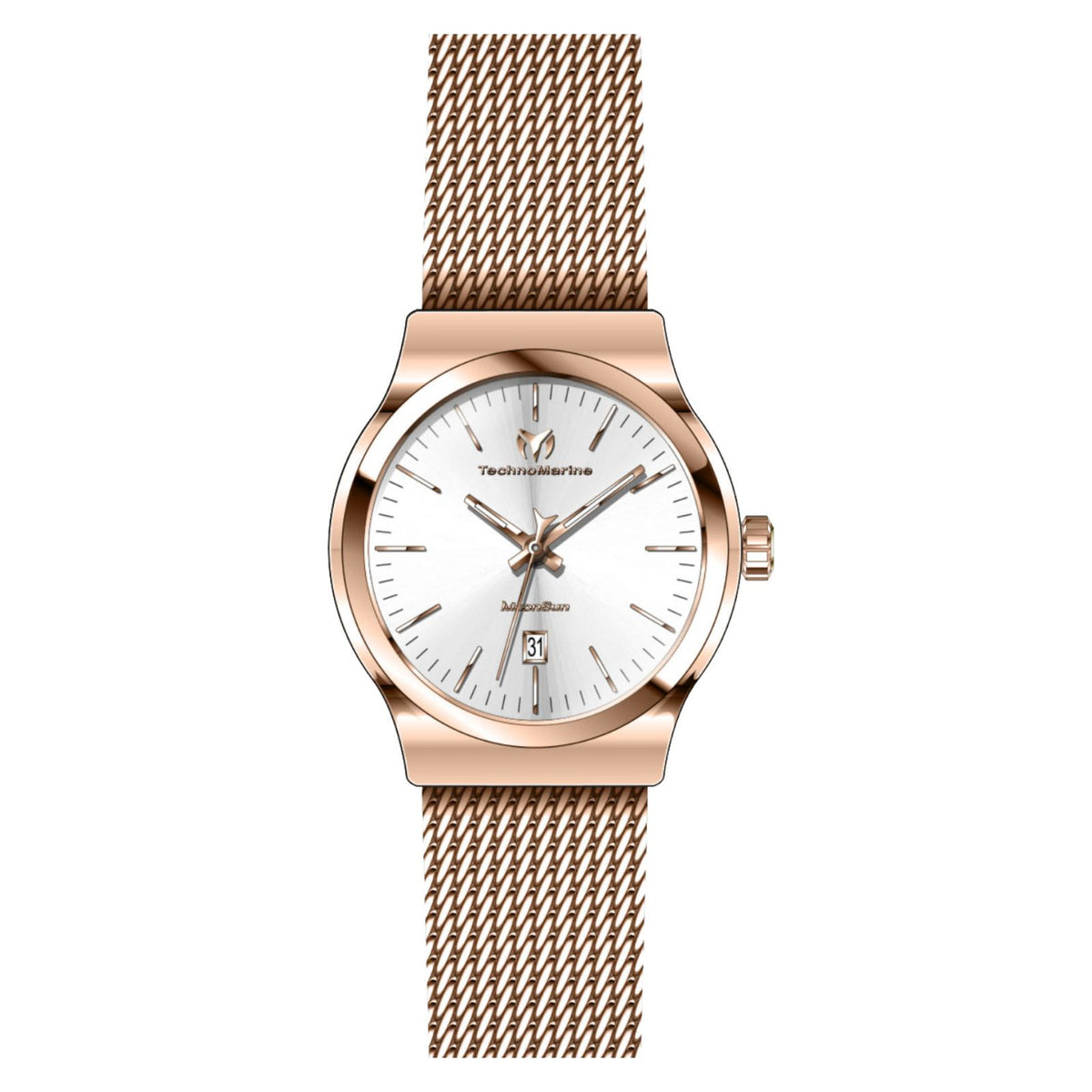 RELOJ  PARA MUJER TECHNOMARINE MOONSUN TM-117020 - ORO ROSA