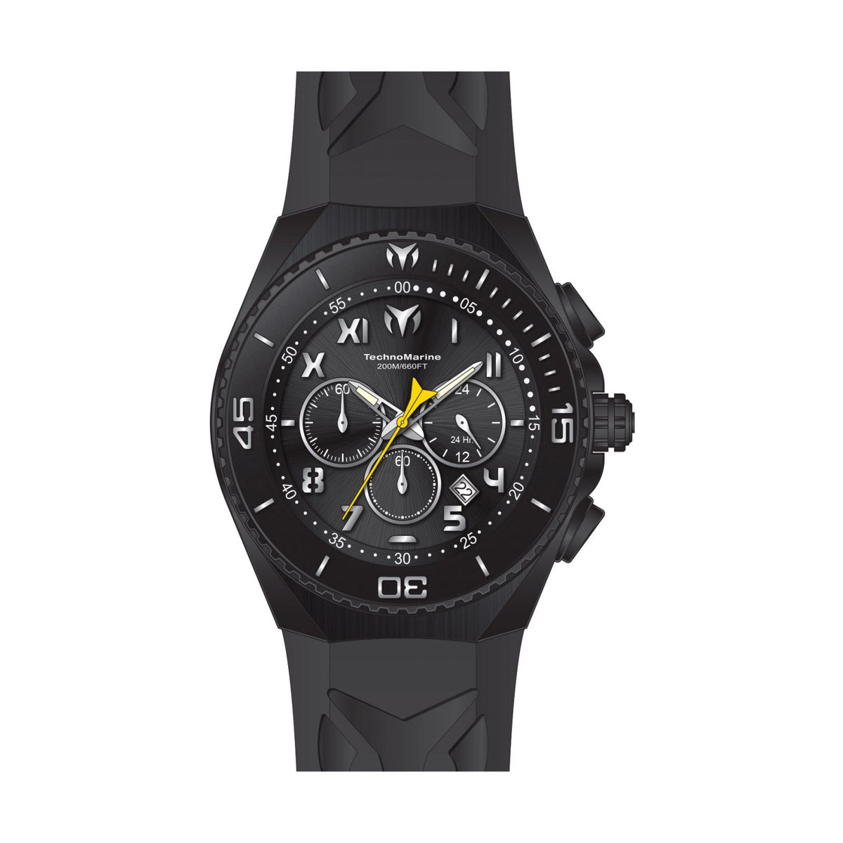 RELOJ DEPORTIVO PARA HOMBRE TECHNOMARINE MANTA TM-215069 - AMARILLO NEGRO