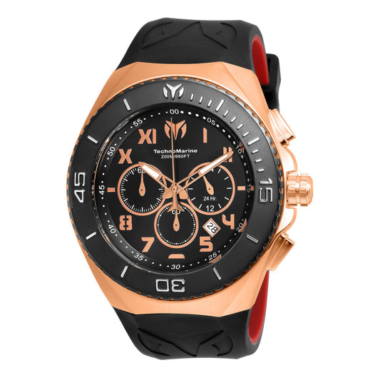 RELOJ DEPORTIVO PARA HOMBRE TECHNOMARINE MANTA TM-215064 - NEGRO ROJO