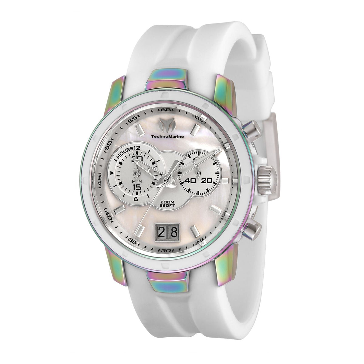 RELOJ DEPORTIVO PARA MUJER TECHNOMARINE UF6 TM-615021 - BLANCO