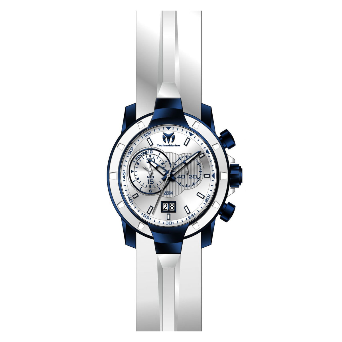 RELOJ DEPORTIVO PARA HOMBRE TECHNOMARINE UF6 TM-615009 - BLANCO