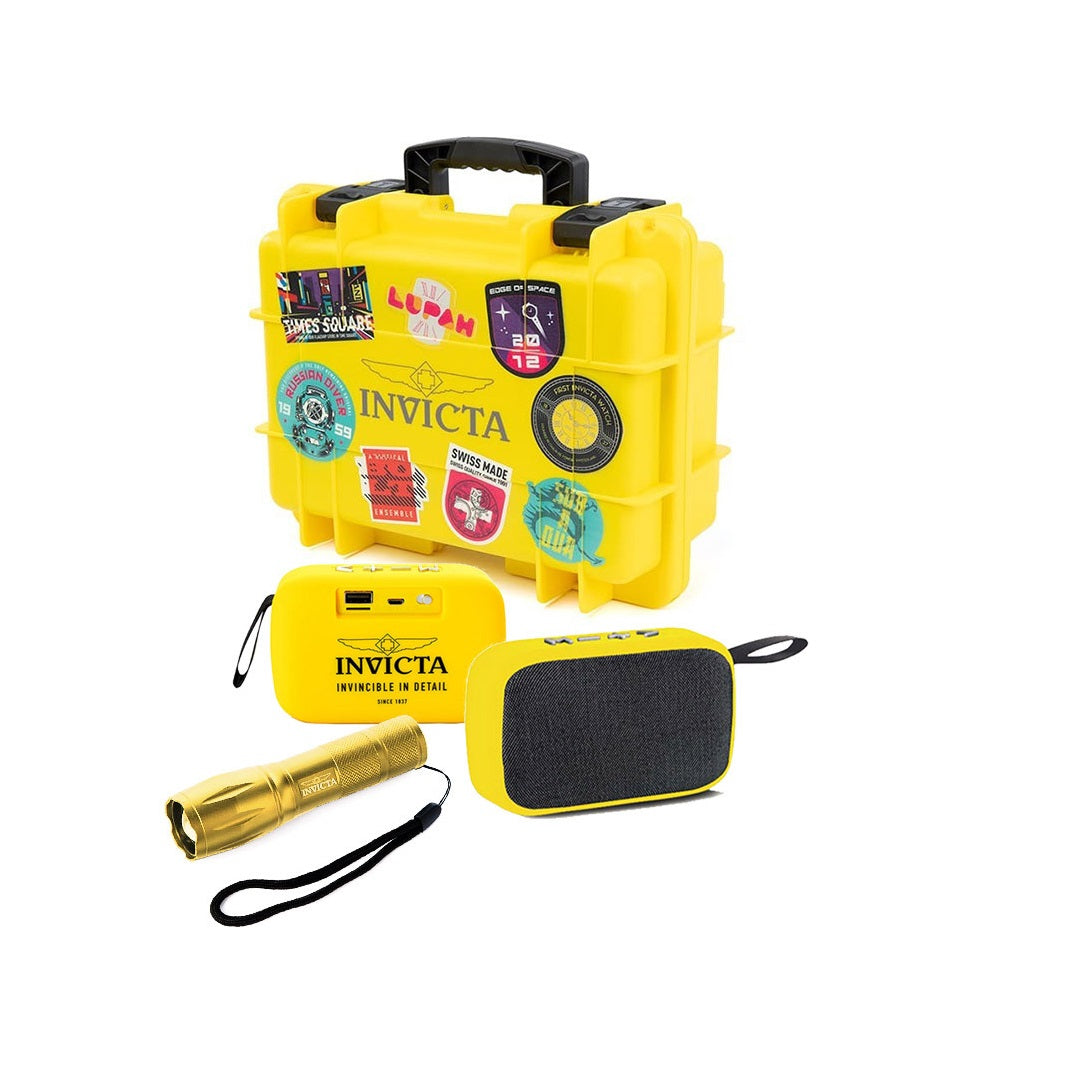 CAJA DE IMPACTO INVICTA DC8-BNDL-YEL AMARILLO