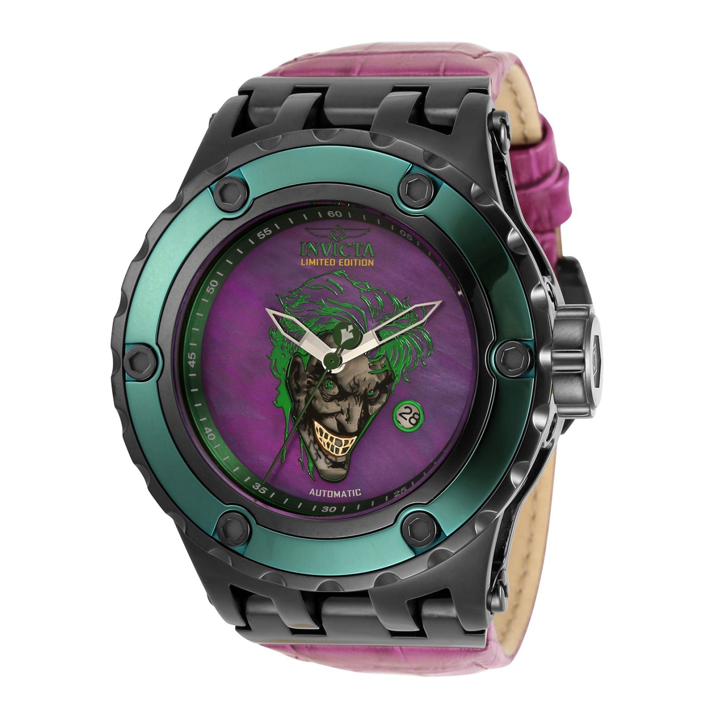 RELOJ BUFÓN PARA HOMBRE INVICTA DC COMICS 34618 - NEGRO