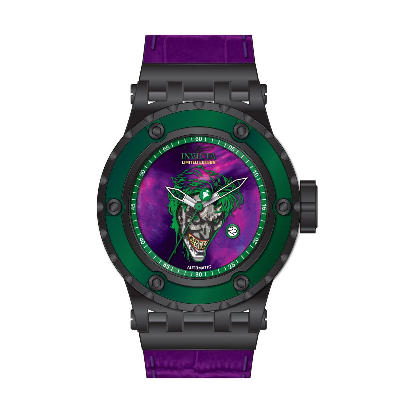 RELOJ BUFÓN PARA HOMBRE INVICTA DC COMICS 34618 - NEGRO