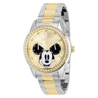 RELOJ MICKEY RATÓN PARA MUJER INVICTA DISNEY LIMITED EDITION 37828 - ORO, ACERO