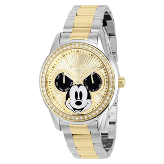 RELOJ MICKEY RATÓN PARA MUJER INVICTA DISNEY LIMITED EDITION 37828 - ORO, ACERO