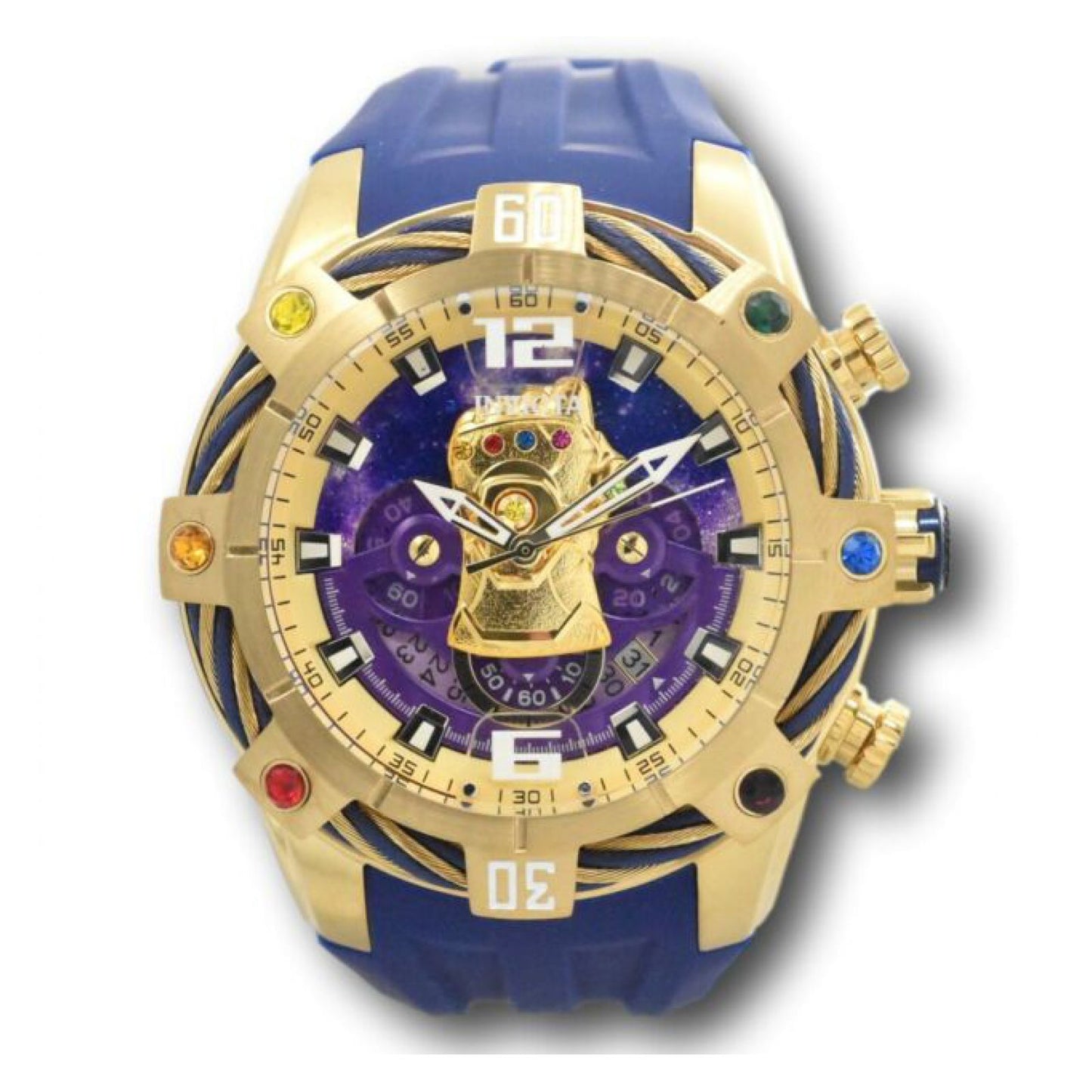 RELOJ THANOS PARA HOMBRE INVICTA MARVEL 37391 - AZUL