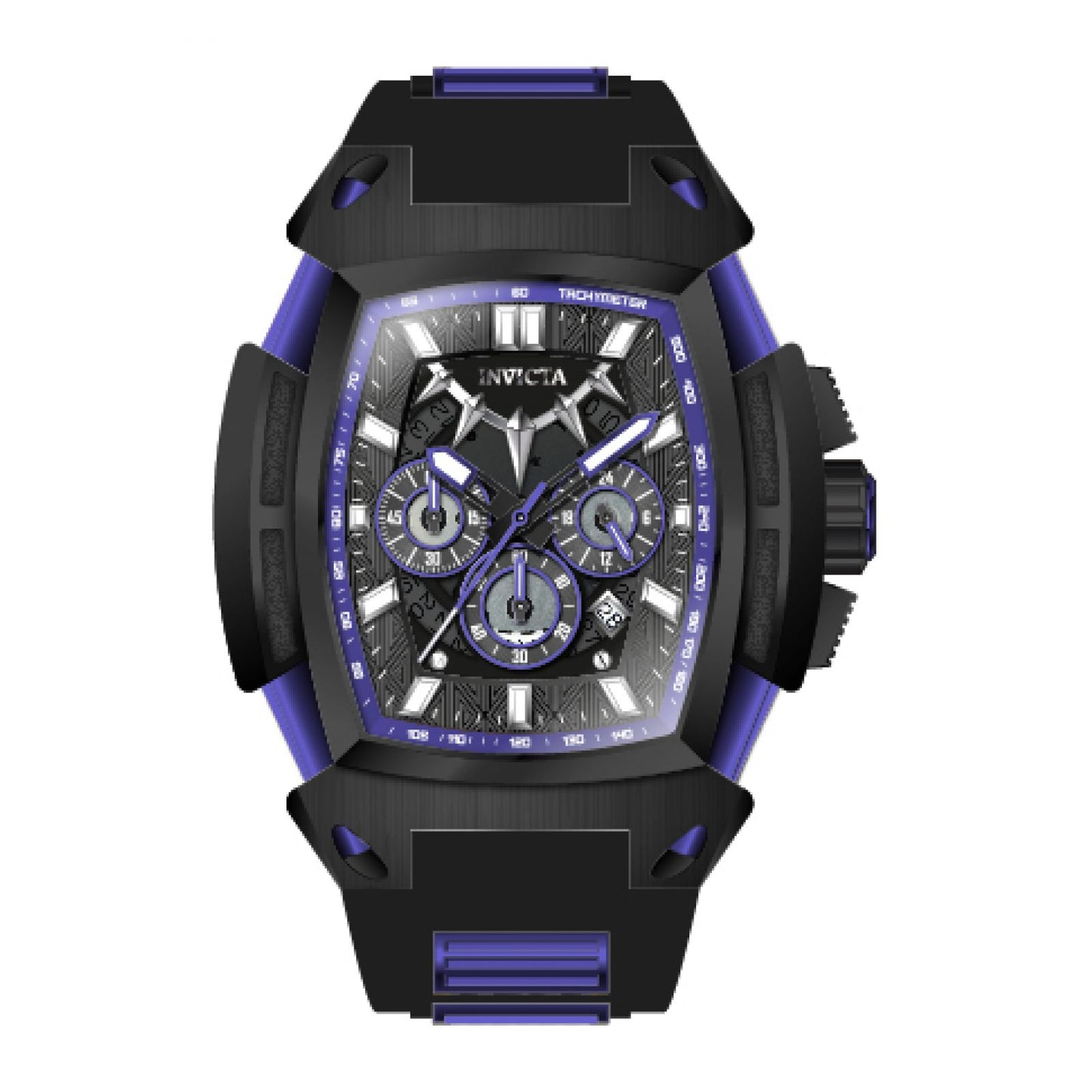 RELOJ PANTERA NEGRA PARA HOMBRE INVICTA MARVEL 37612 - PÚRPURA