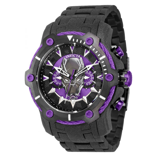 RELOJ PANTERA NEGRA PARA HOMBRE INVICTA MARVEL 37884 - NEGRO