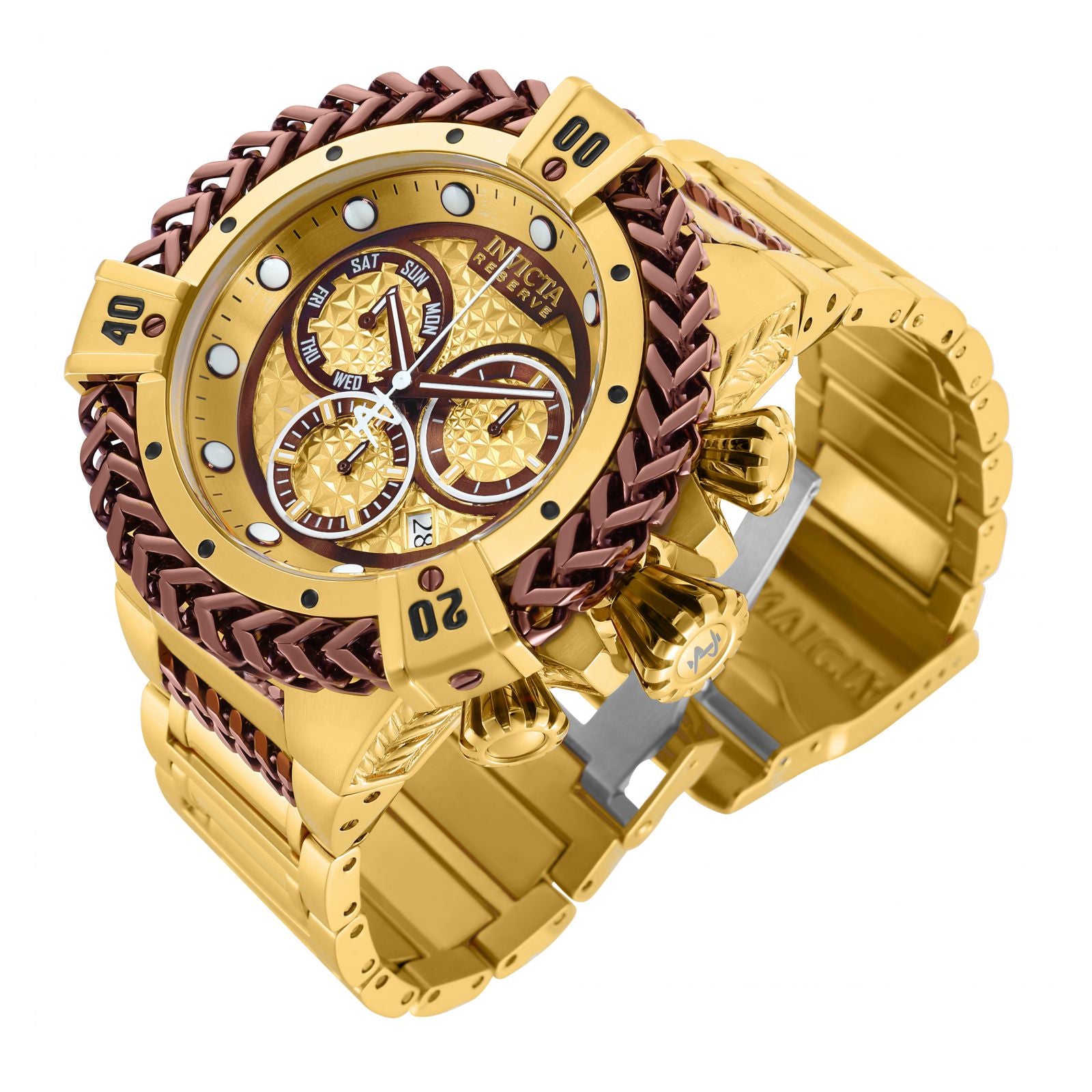 Reloj invicta dorado 2020 hot sale