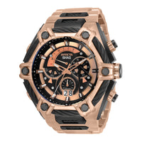 RELOJ  PARA HOMBRE INVICTA SHAQ 33682 - NEGRO, ORO ROSA