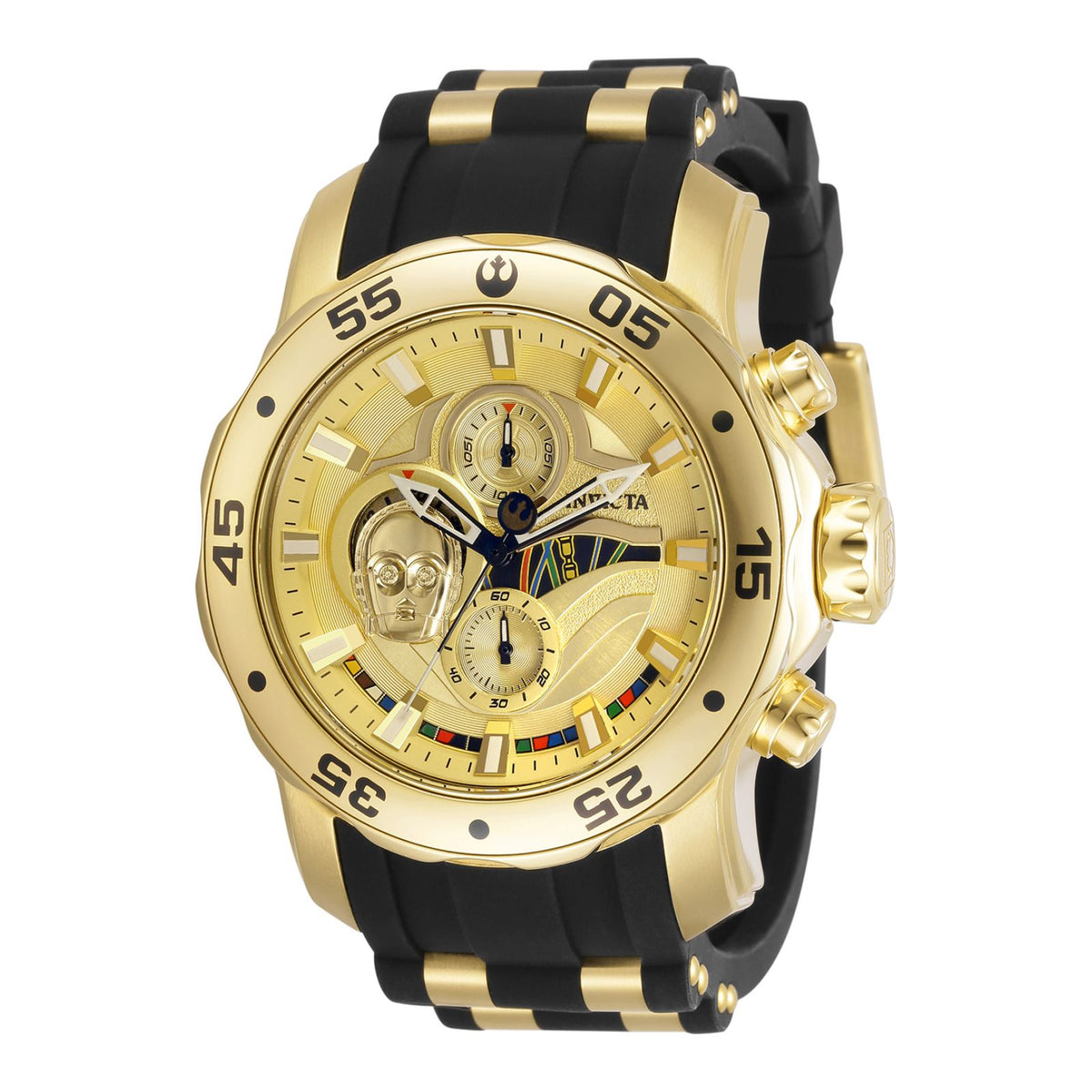 RELOJ C-3PO PARA HOMBRE INVICTA STAR WARS 32529 - NEGRO