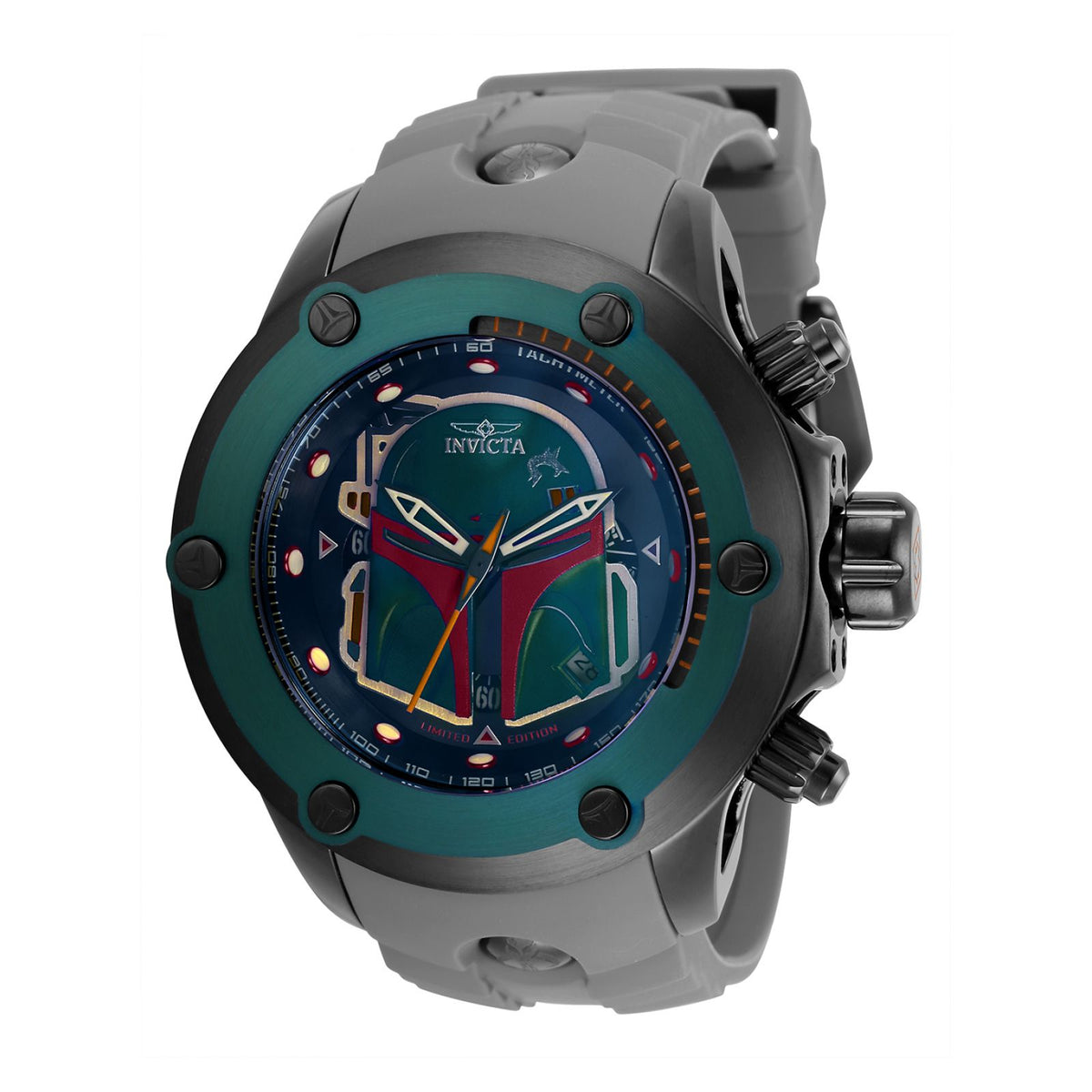RELOJ BOBA FETT PARA HOMBRE INVICTA STAR WARS 36283 - GRIS
